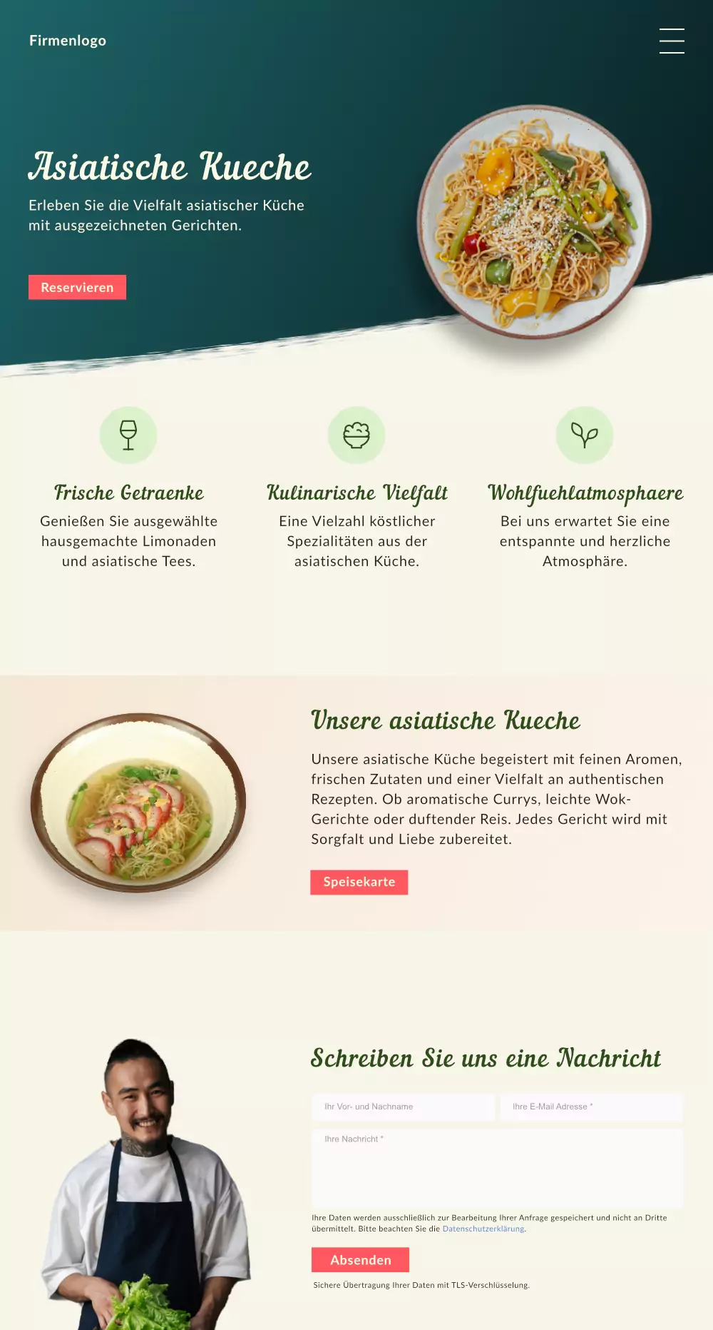Website Webdesign Gastronomie